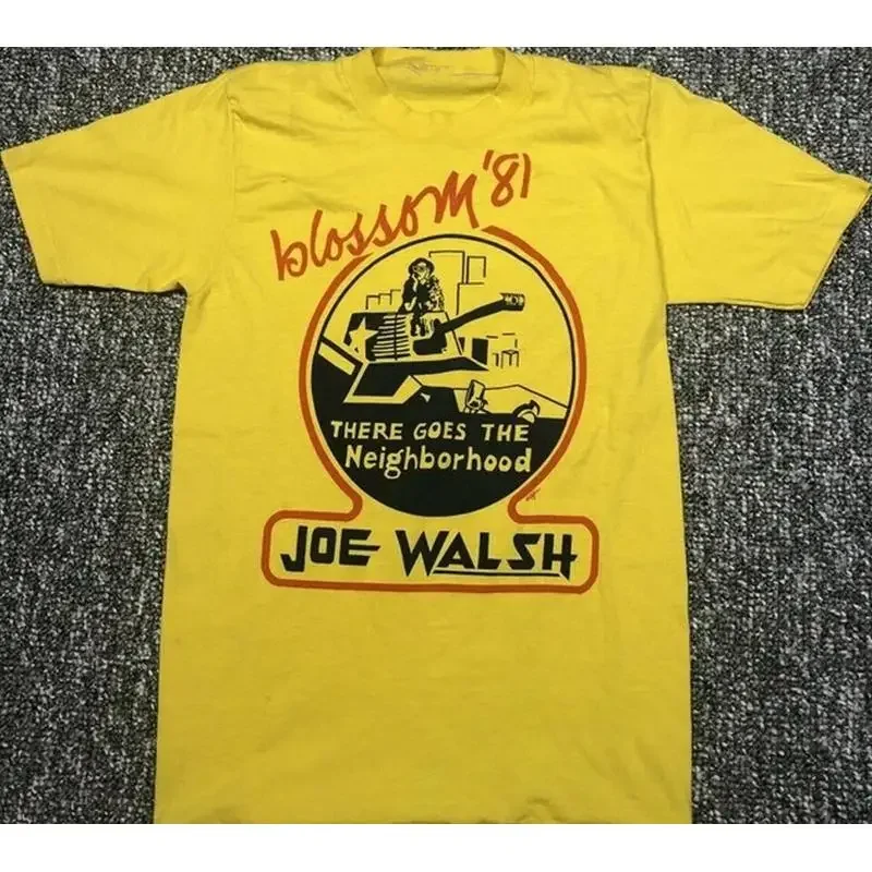Joe Walsh yellow T shirt short sleeve All sizes S 5Xl KN603