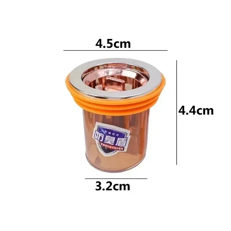 6/1PCS Gravity-Induction Floor Drain-Core Toilet Deodorant Odor Proof Bathroom Toilet Sewer Shower Bathtub Home Accessories image 6
