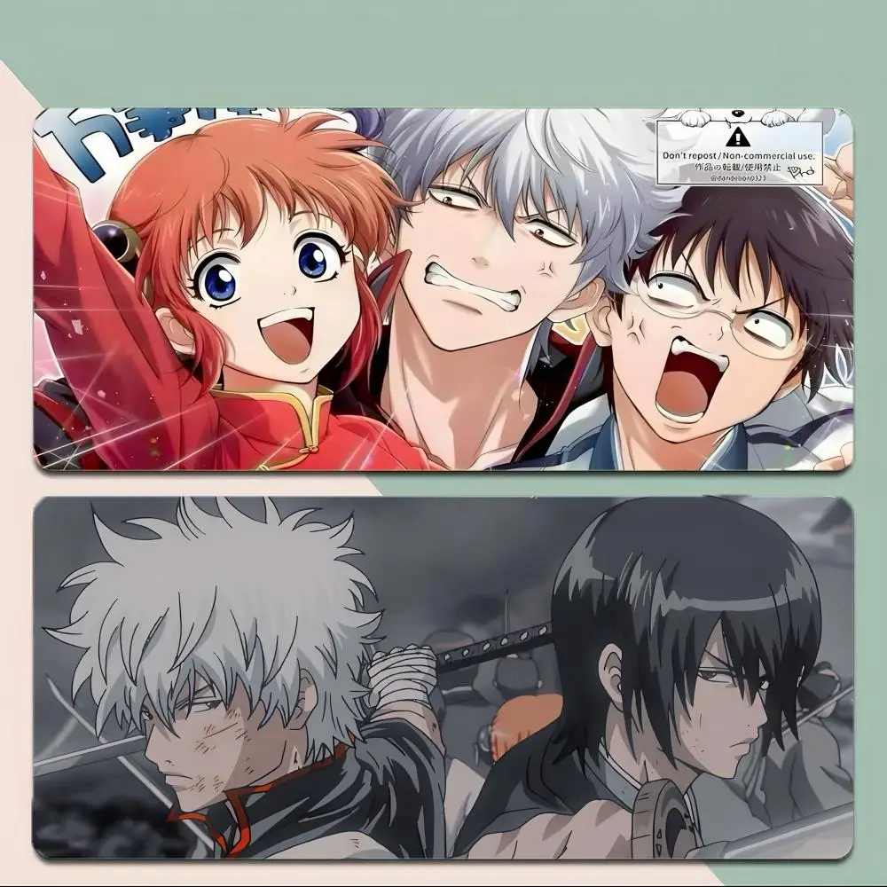 Funny Gintama-s Mouse Pad Thick Stitched Edge Gaming Mousepad Large Non-Slip Desk Mat