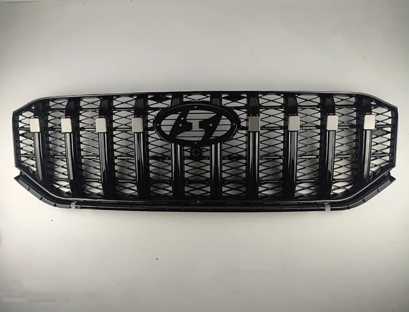 Front grille Fit for Hyundai Santa fe 2022 black silver grille high quality grille assembly replace