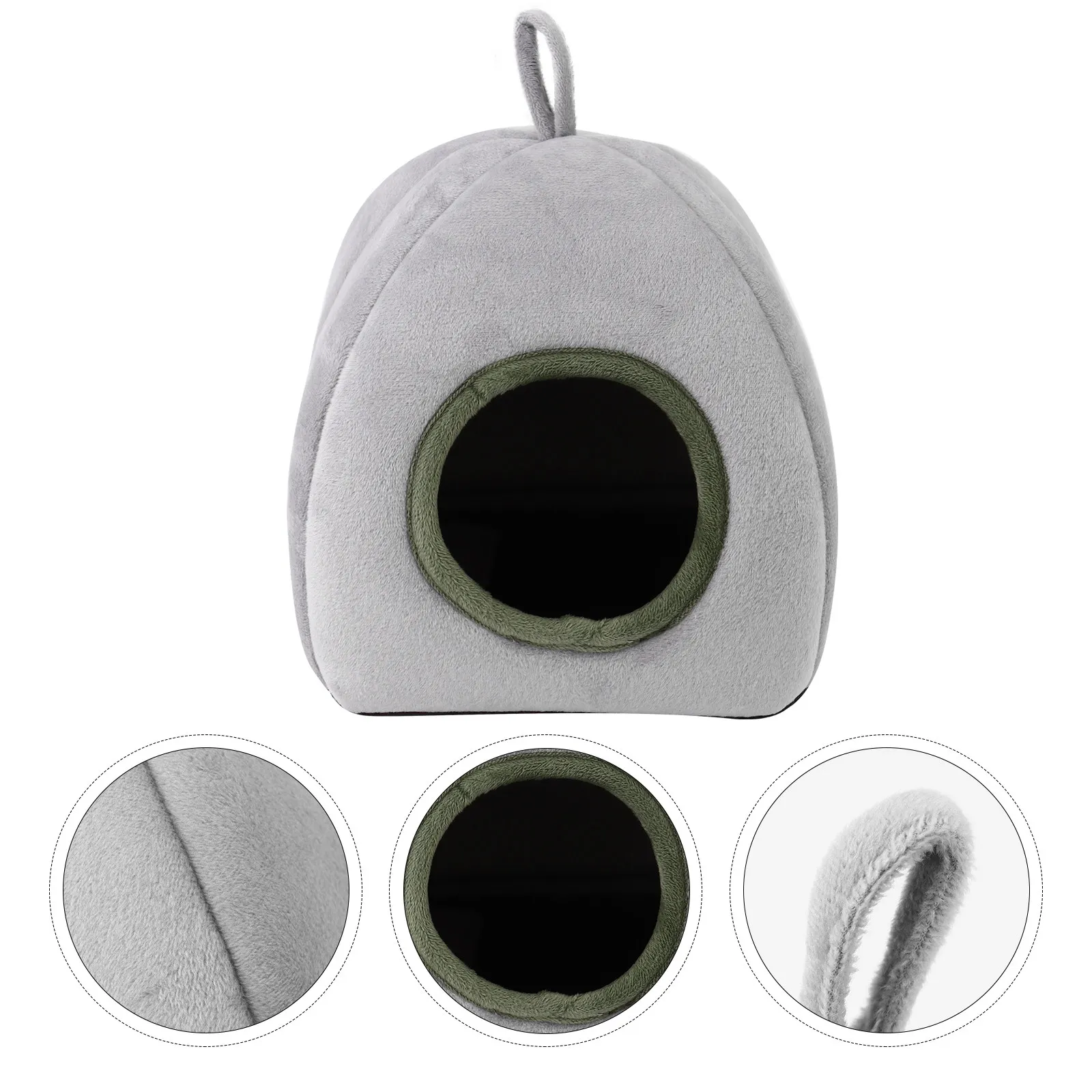 Hamster Winter Nest Pet Sleeping Bed Warm Burrow For Small Pets Portable Couch Sofa Car Use Pet Cage Furniture