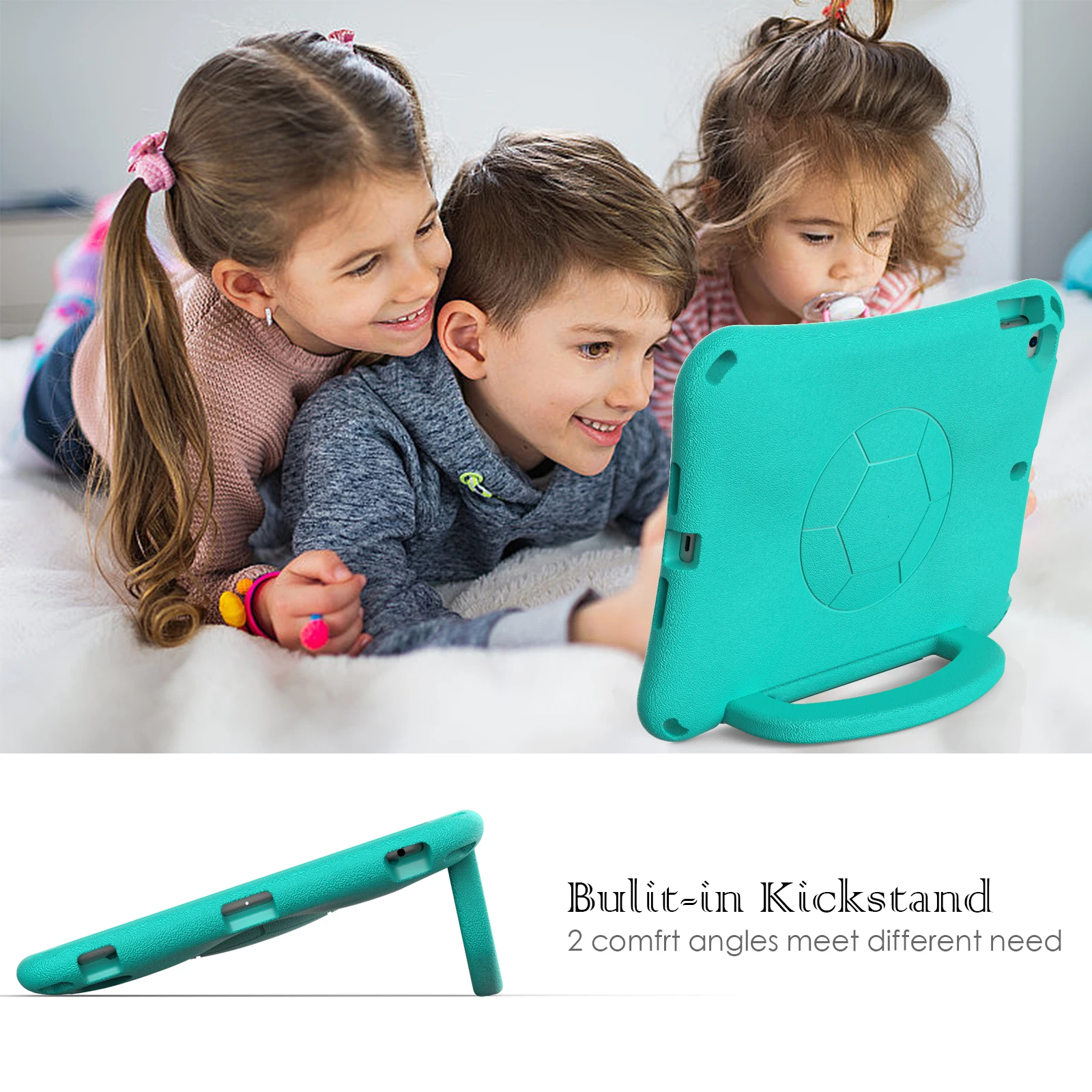 For IPad 10th 2022 Air 4 5 10.9 10.2 7th 8th 9th Pro 11 10.5 9.7 2017 2021 2018 Mini 4 5 Case Kids EVA Tablet Football Cover