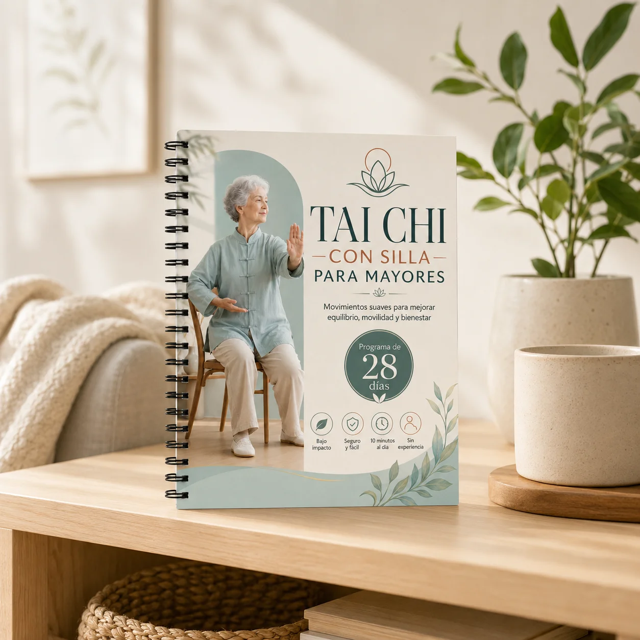 Image of TAI CHI STUHLÜBUNG FÜR SENIOREN Sanfte, leichte Heimübung für Balance, Mobilität und Flexibilität 28-Tage-Anfängerprogramm