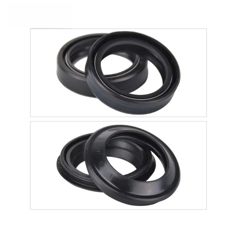 Fit For 37x50x11 / 37X50 Motorcycle Front Fork Damper Oil Seal and Dust Seal (Dust and Oil Seal)