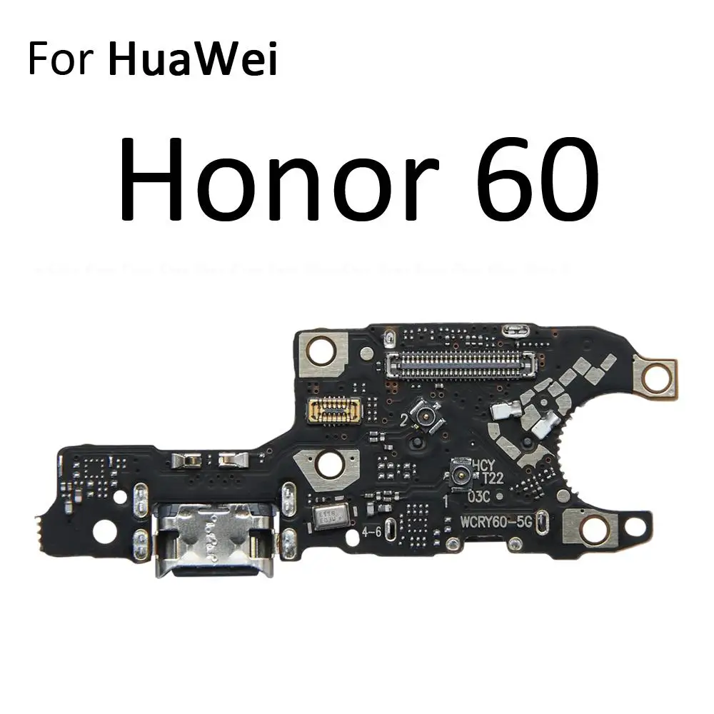 Carte de port de charge USB S6 avec micro et câble flexible, chargeur pour Huawei Honor 50, 60, 70, 80, Pro, Flat Plus Lite SE 5G