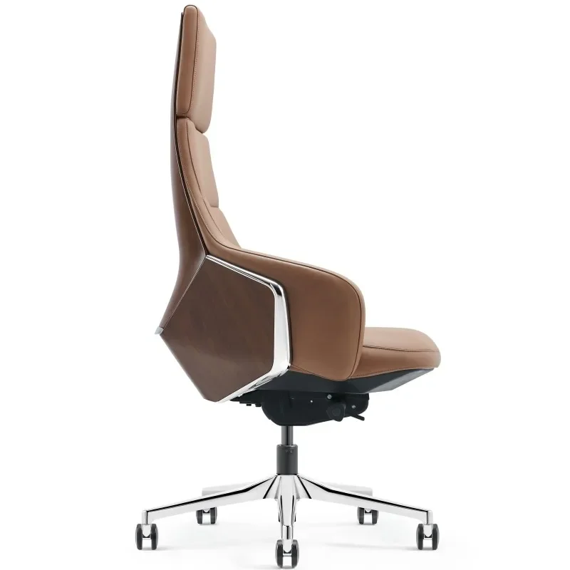 Cadeira de escritório de luxo leve de couro moda confortável conferência ergonômica cadeira de escritório computador giratória silla gamer móveis de escritório