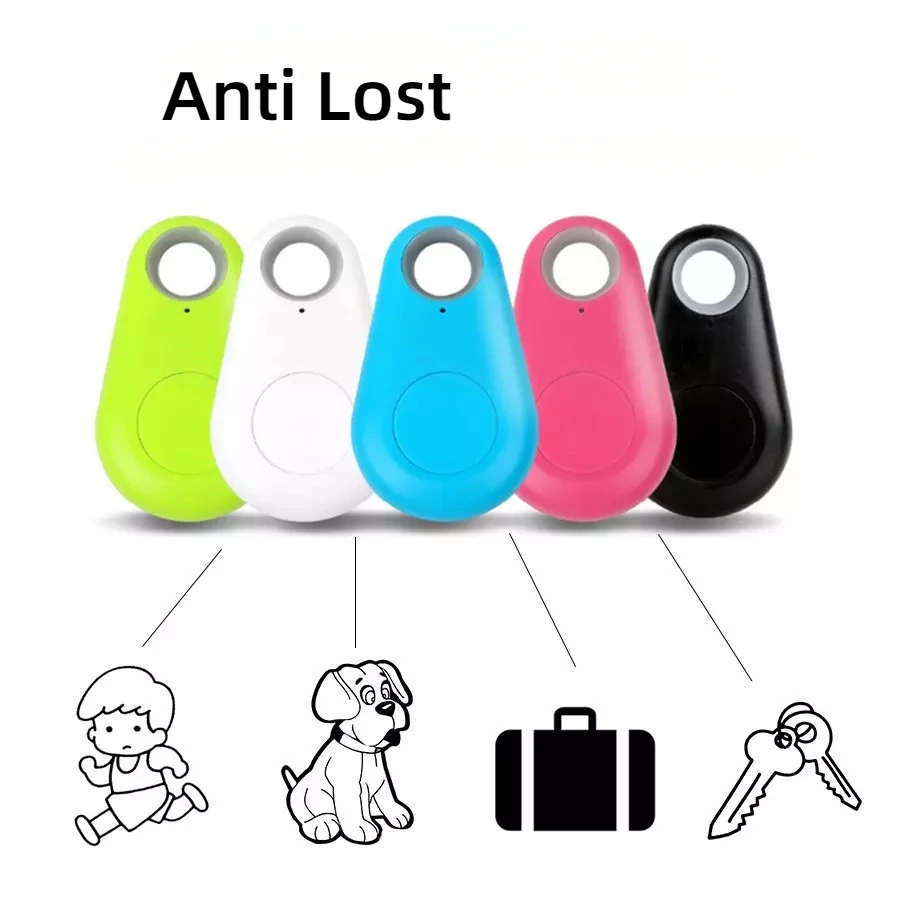 2pcs Mini Bluetooth Tracker Cat Dog Anti-Lost Tag Locator Pets Articles Wallet Collar Tracking Device Accessories