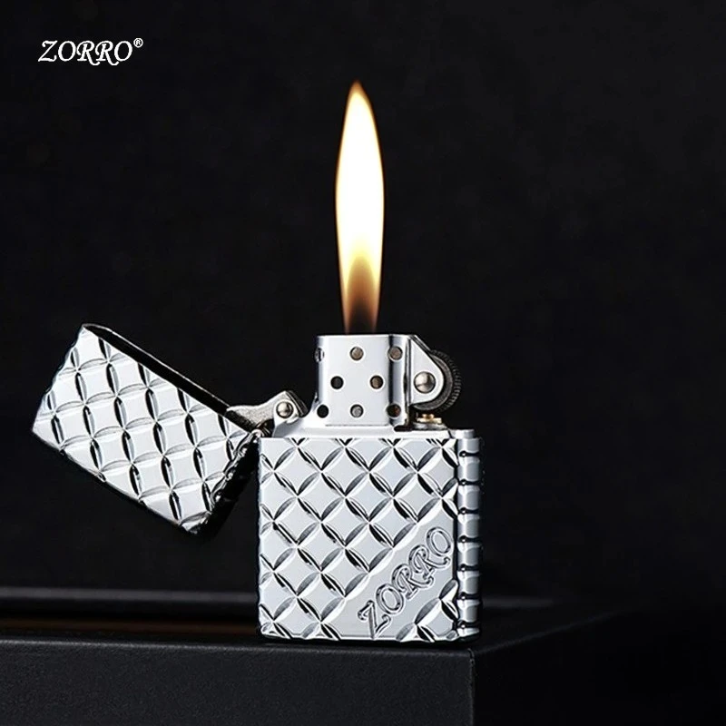 Zorro Ronghua Fugui Metal Copper Shell Windproof Kerosine Lighter High-value Gift
