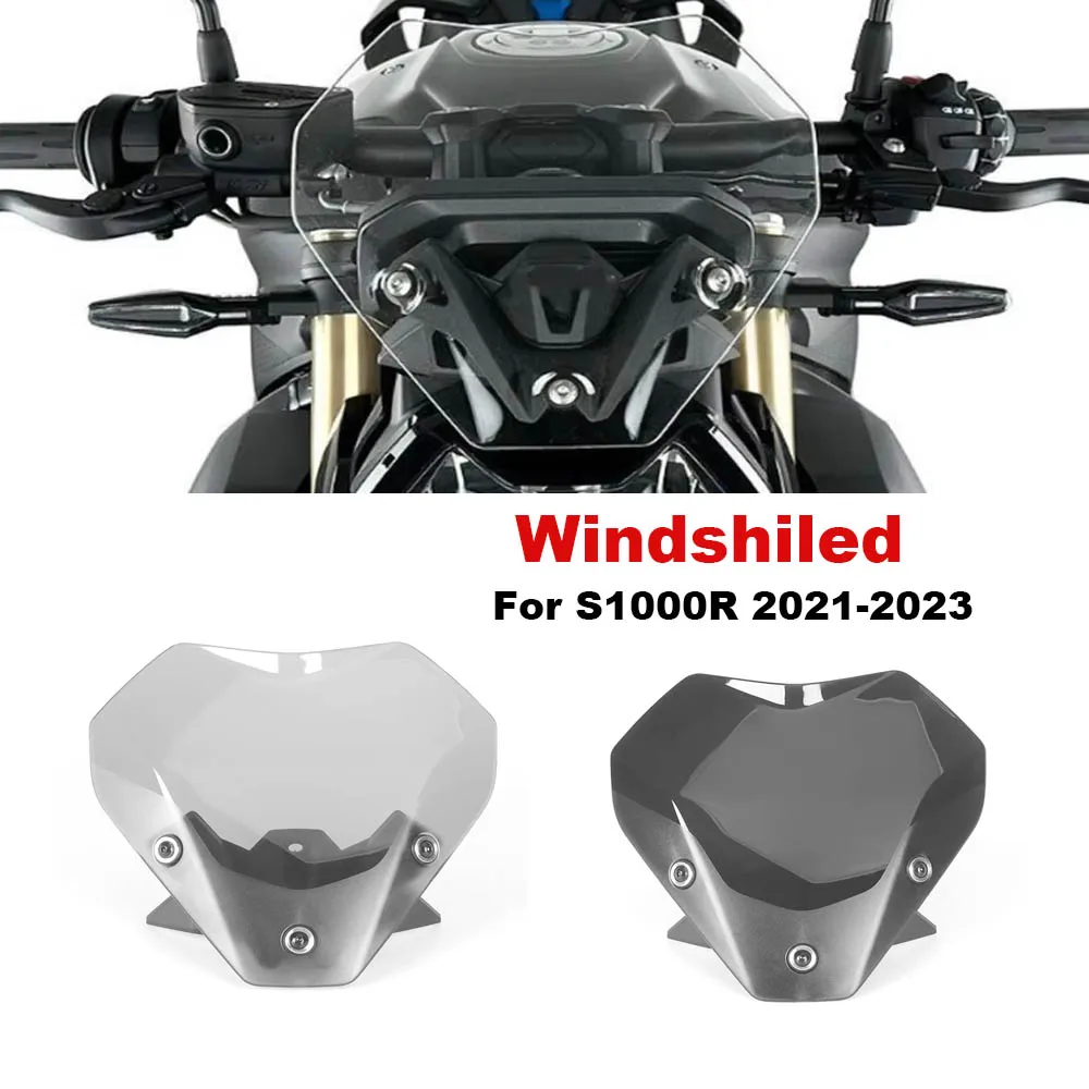 

Motorcycle Spoiler Windscreen Windshield Wind Deflector Screen Shield Spoiler For BMW S1000R S 1000 R S 1000R 2021 2022 2023