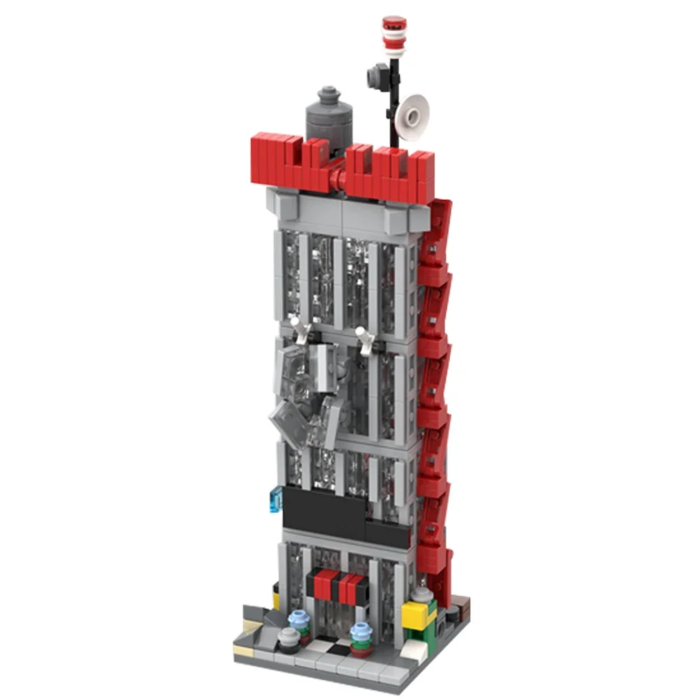 MOC City Daily Bugle Model Building Blocks Creative Assemble Bricks Collection Educational Puzzle DIY Birthday Toy Children Gift
