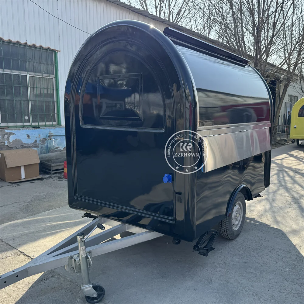 Complete Mobile Kitchen Coffee Bar Trailer Professional Catering Food Trailer Stainless Steel Food Truck For Mobile Restaurants