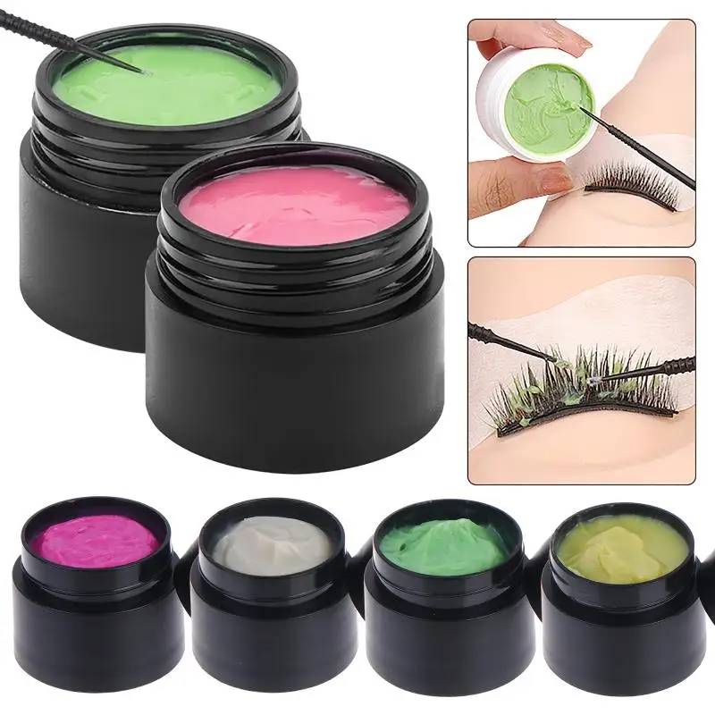 1Pcs Fragrancy Smell Cream 5/10g Fruit Flavour Eyelash Glue Remover Zero Stimulation Quick Removing Lash Extension Tool