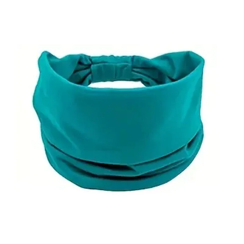 Neue Boho Einfarbig Breite Stirnbänder Vintage Knoten Elastische Turban Headwrap für Frauen Mädchen Baumwolle Weiche Bandana Haar Zubehör – Detail 16