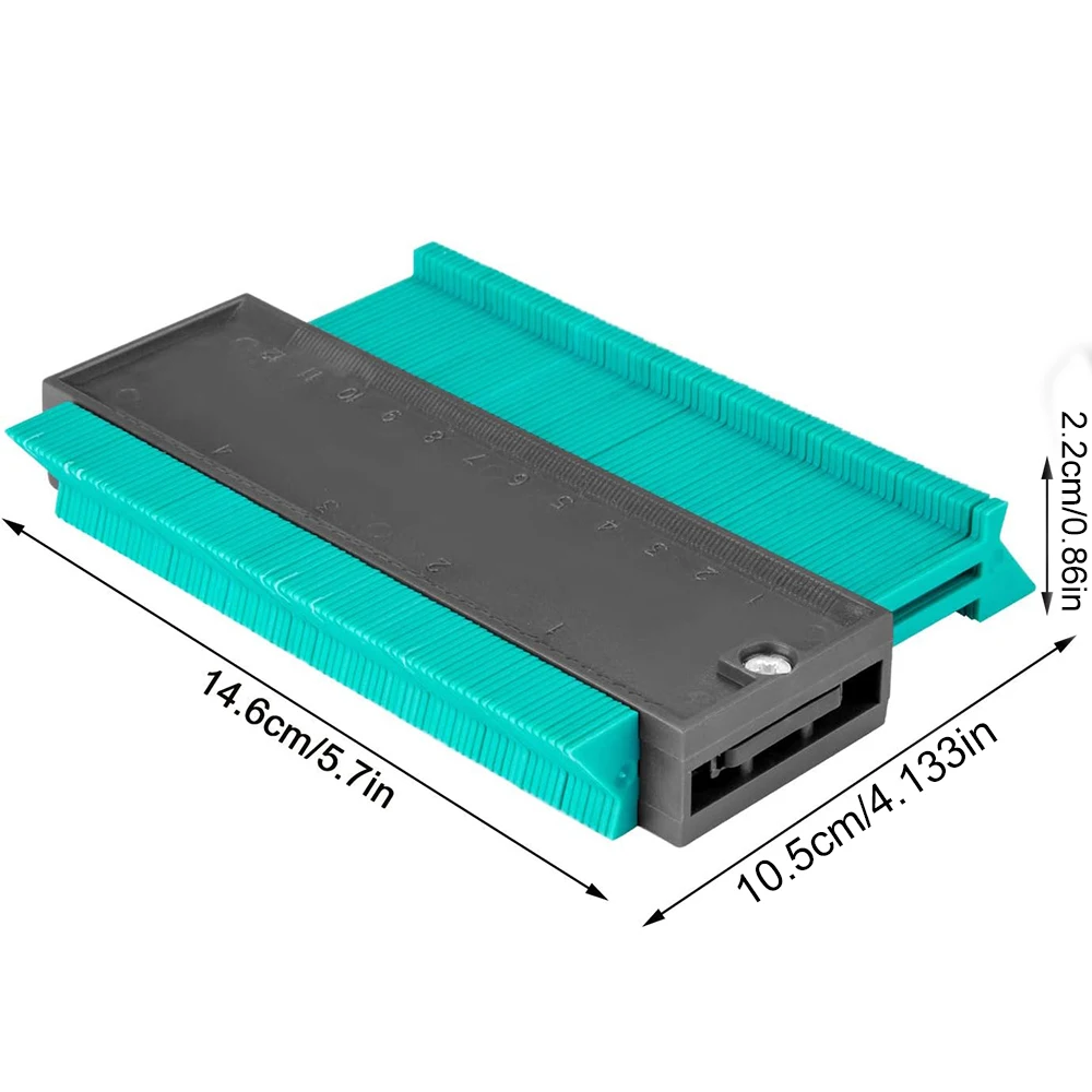 Shape Contour Gauge Duplicator Profile Measuring Tool Contour Duplication Gauge Contour Template Plastic Contour Copy Duplicator