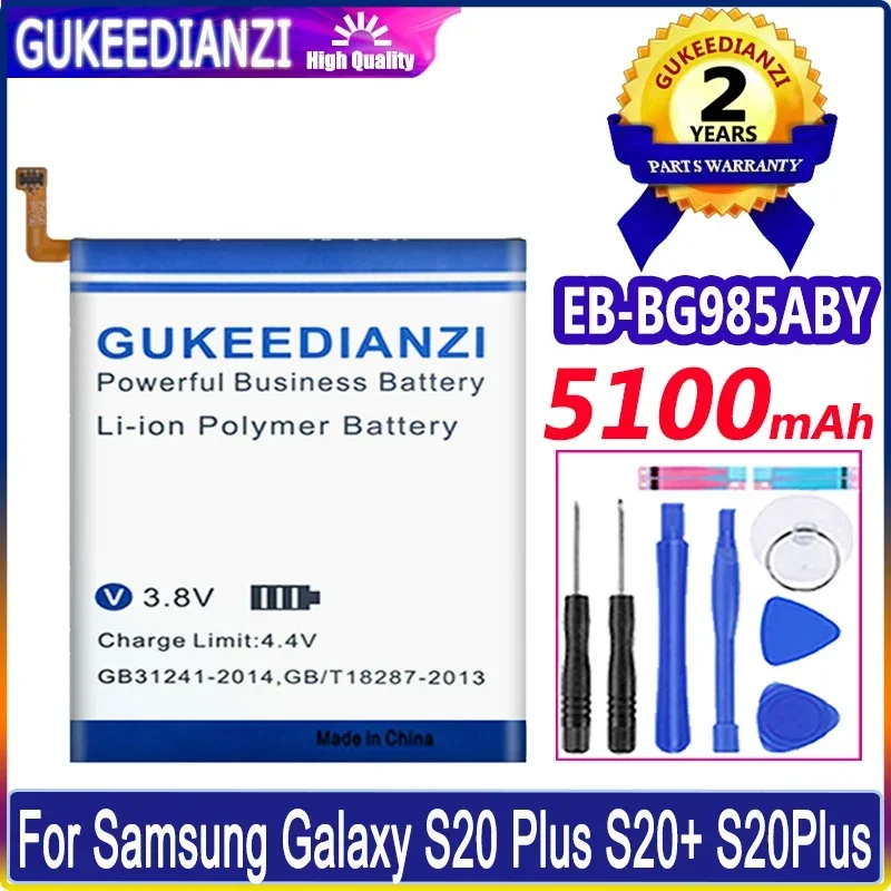 

Bateria EB-BG985ABY 5100 мАч аккумуляторы для мобильных телефонов для Samsung Galaxy S20 Plus S20 Plus S20 сотовый телефон es портативный аккумулятор