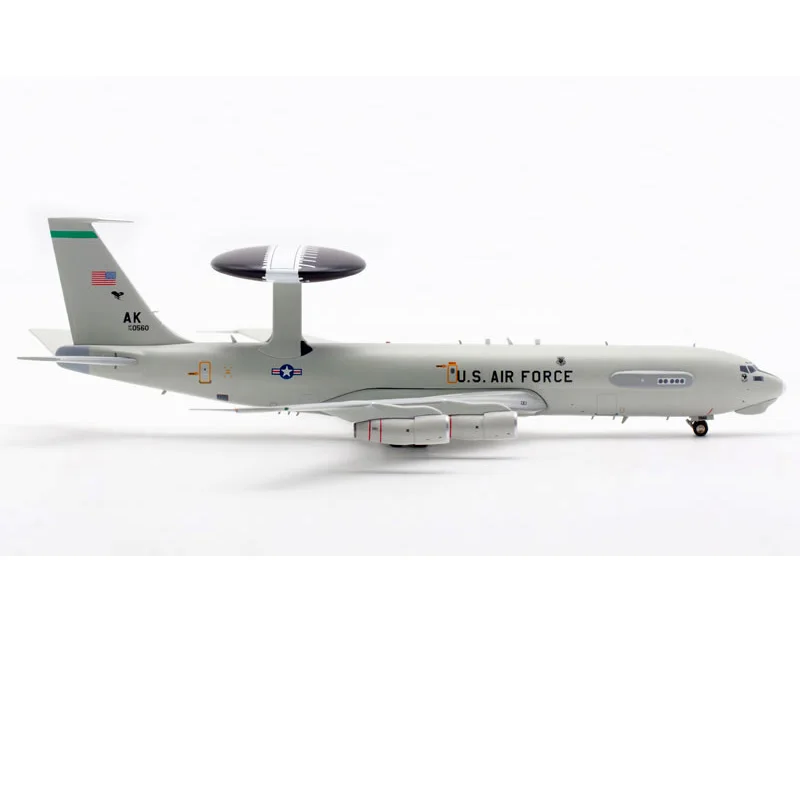 1/200 Scale Inflight Alloy Die Cast Aircraft Model Of 75-0560 For U.S. Air Force E-3B Lookout Tower Early Warning Aircraft