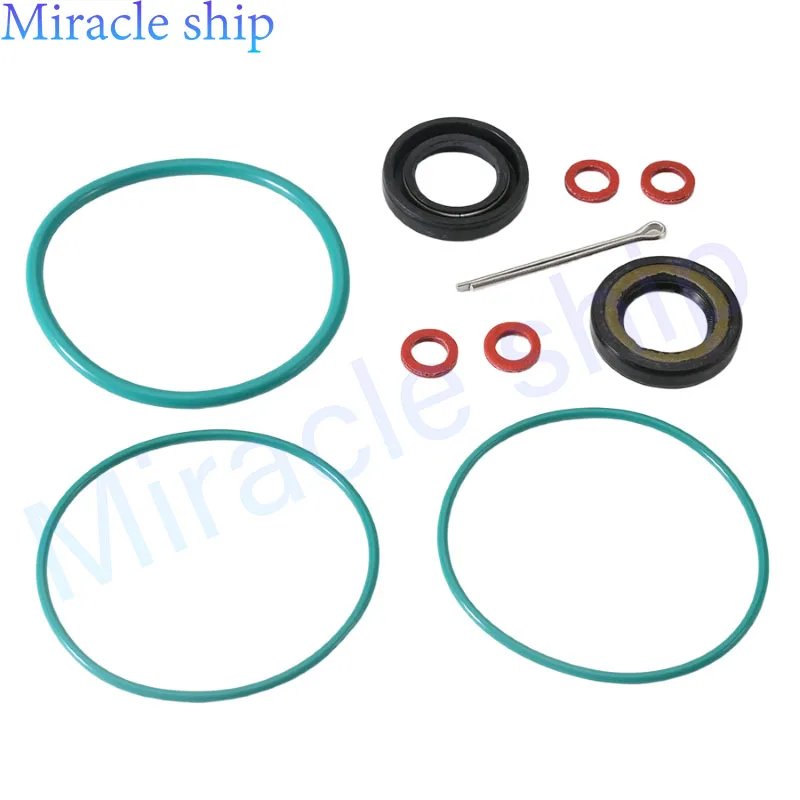 93101-20M07 Lower Unit Prop Shaft Gearcase Oil Seal Kit for Yamaha Outboard Motor 2/4 stroke 20 25 30HP O-ring 93210-65M50