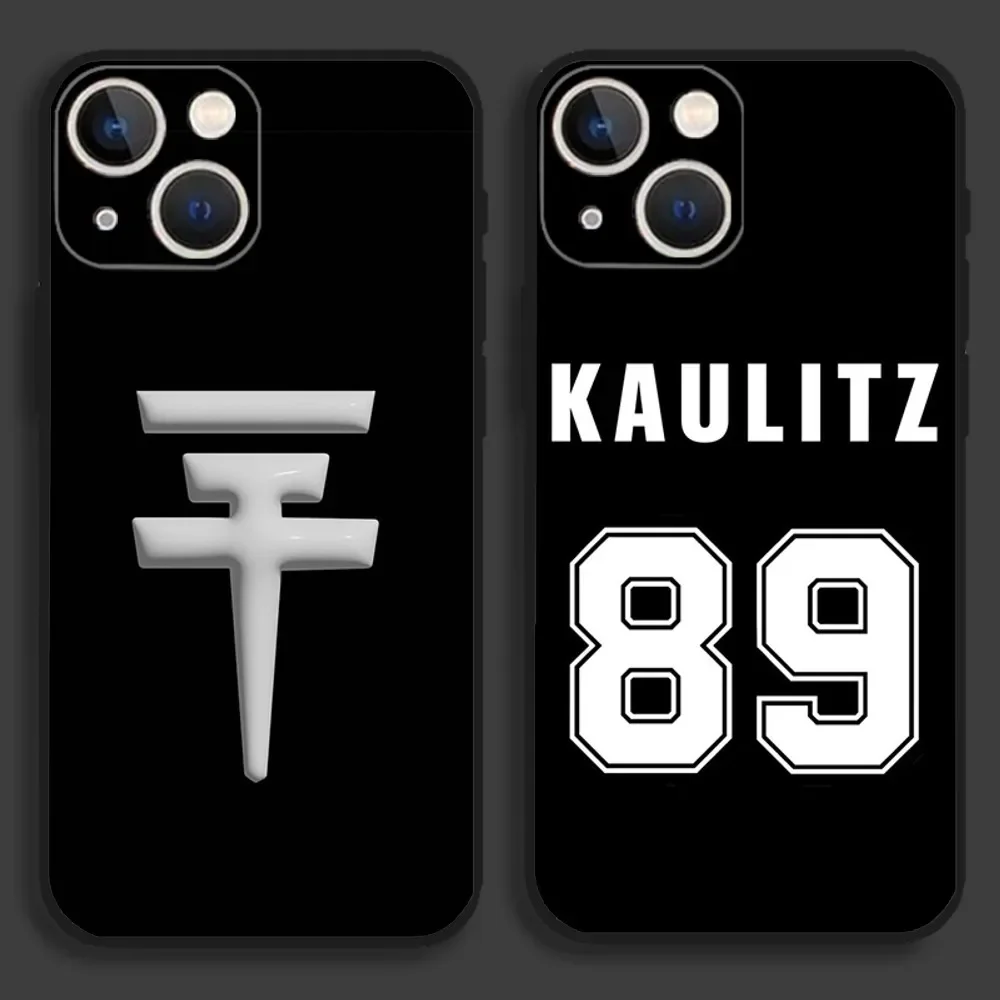 T-Tokio Hotel German rock bands Phone Case For iPhone15,14,13,12,11,Pro,Max,Plus,Mini,X,XS,XR,8,7,6,S,Plus,SE Soft Black Case