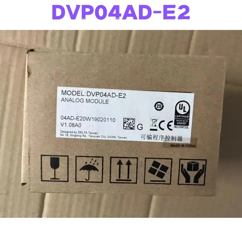 

DVP04AD-E2 PLC Expansion Module Tested OK