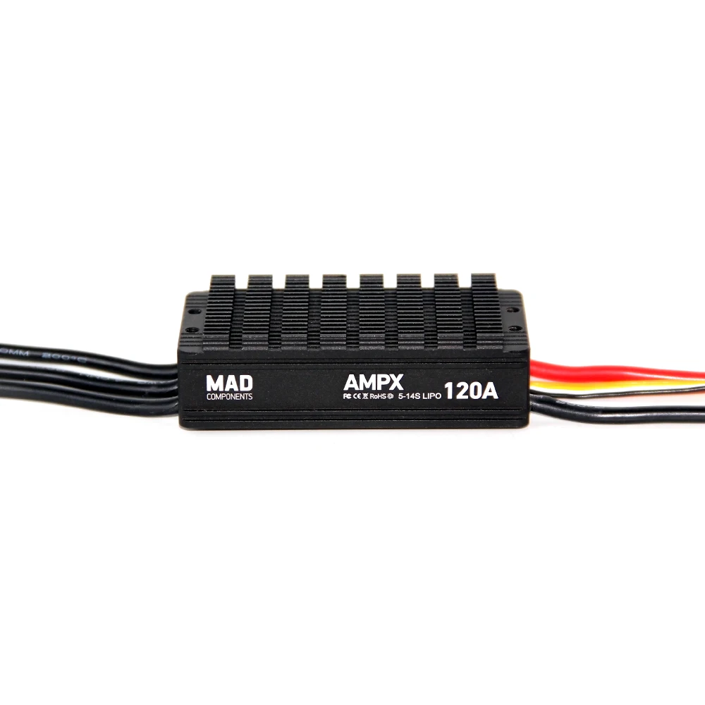 MAD AMPX 120A 5~14S Plastic Brushless ESC Speed Controller with NO BEC for Multi-Rotors Agriculture Plant Dr-ones U-AV