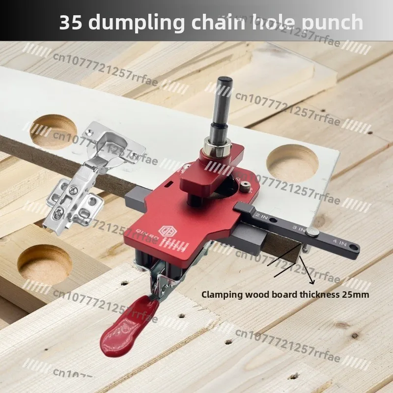 Woodworking 35mm hinge hole opener Cabinet door panel Hinge punching Positioner Hinge drilling Installation aids