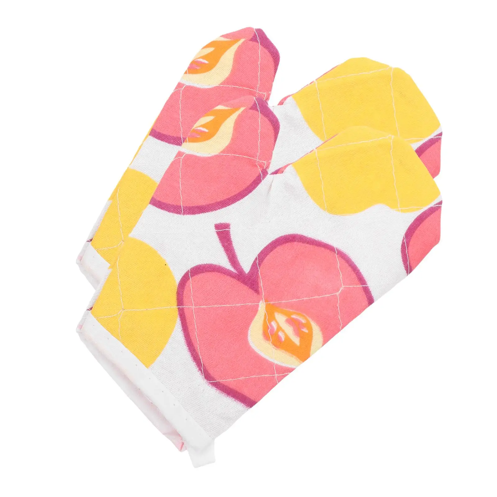

2Pcs Kids Oven Mitts Heat Resistant Gloves for Children Cooking Cute Kitchen Baking Tool Soft Material Christmas Present Toddler