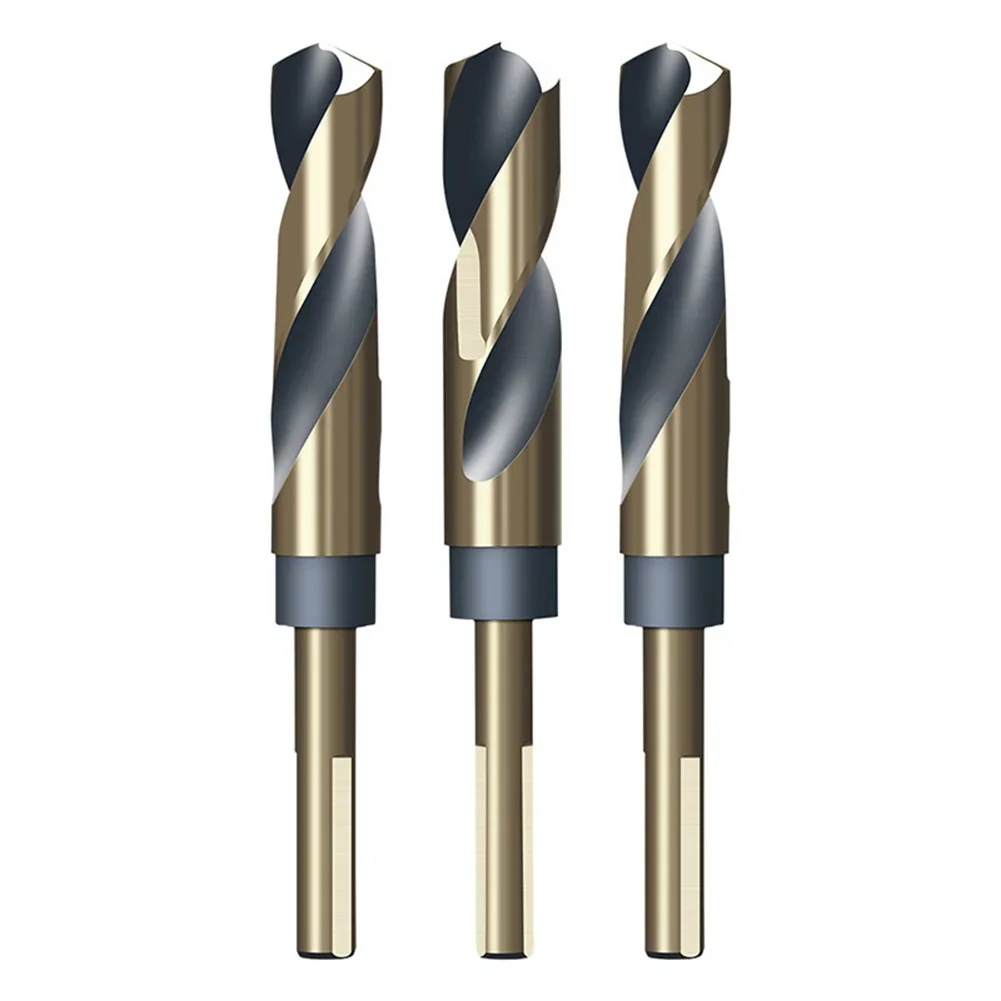 Twists Drill Bit Reduced Shank HSS Twists Drill Bits For Stainless Steel 12/13/14/15/16/17/18/19/20/22/25mm, 0.39-1/2Inch Shank