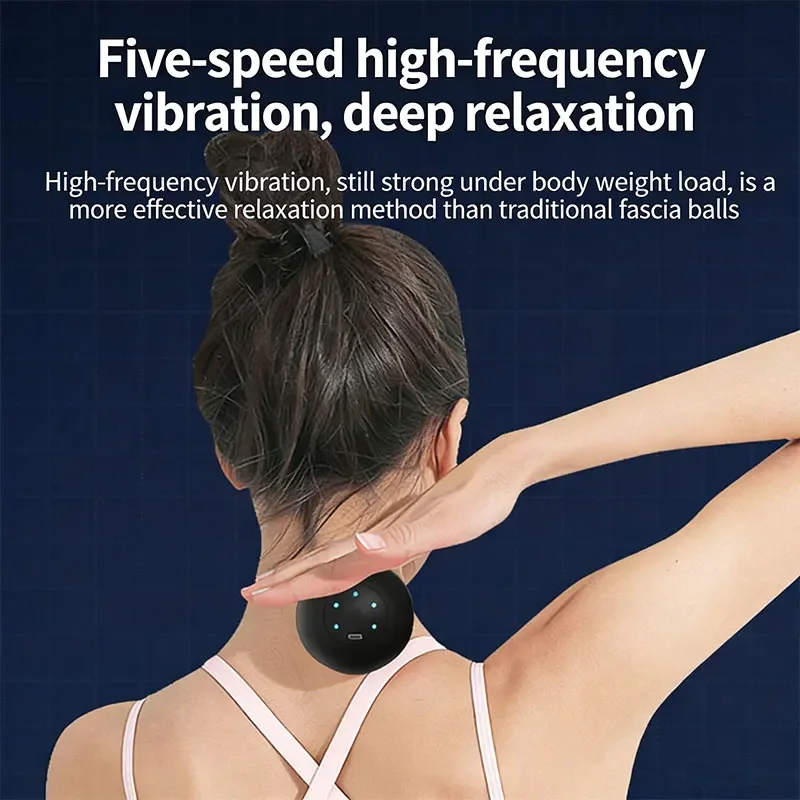 

Electric Massage Ball Health Care Sport Fascia Ball Muscle Relaxation Body Massager Fitness Yoga Exercise 3D Vibrating Massage