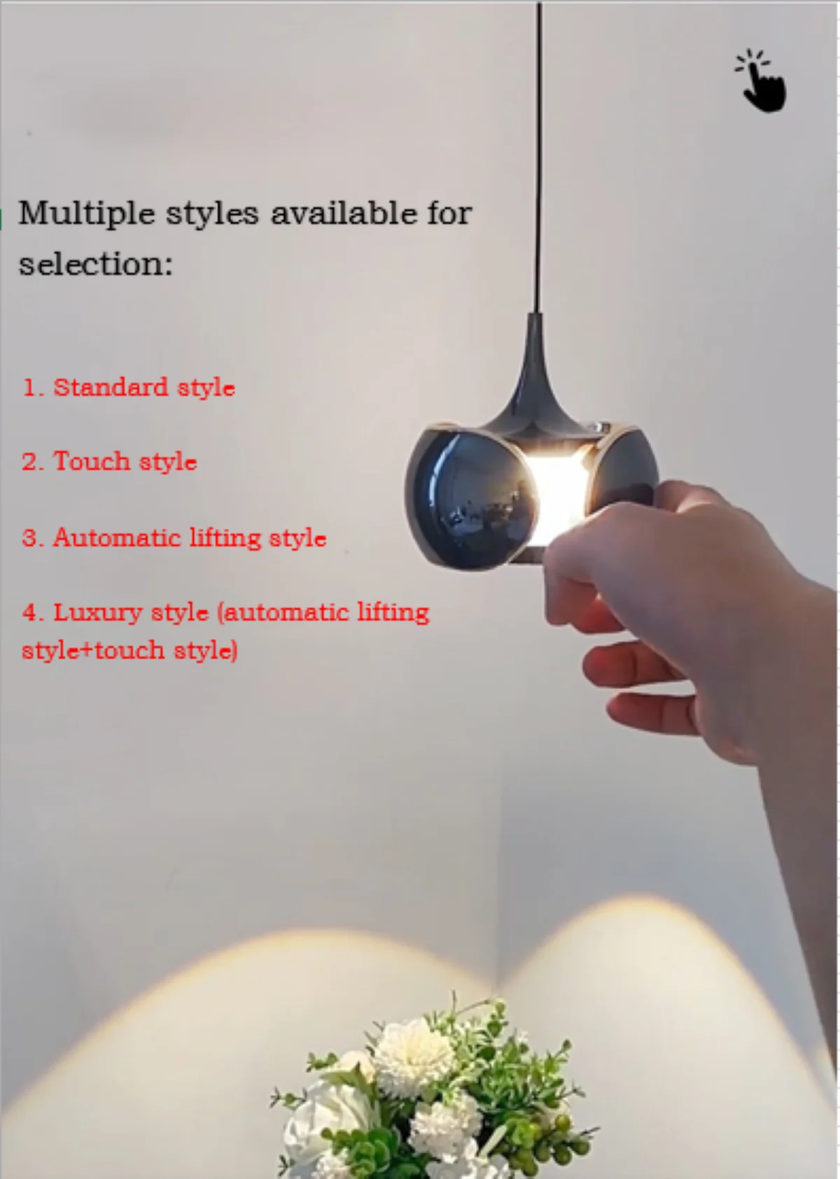 

2024 Modern Fashion Style LED Chandelier Bedroom Living Room Corridor Restaurant Home Interior Decoration Pendant Ceiling Lamps