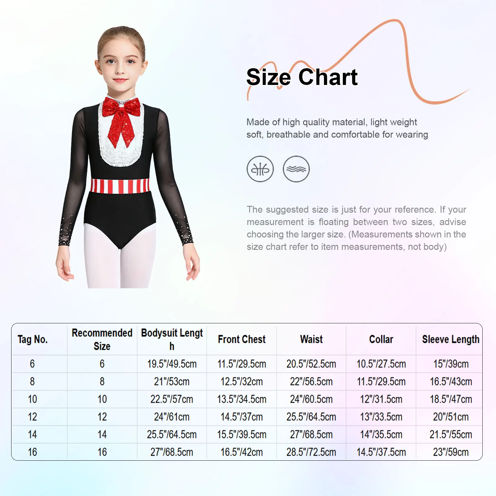 Long Sleeve Sequin Bowknot Ballet Bodysuit for Kids Girls Mesh Patchwork Triangle Jumpsuit for Halloween Themed Party Cosplay view 6