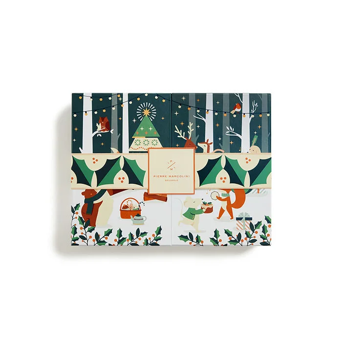 Customization.Empty Box Sales Wholesale Price Custom Christmas Packaging Gift Box Advent Calendar Chocolate Box