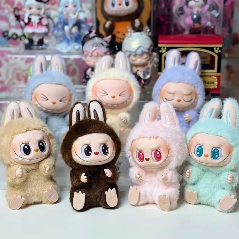 

Genuine The Monsters Labubu Sitting Party Series Blind Box Anime Figure Cute Bag Pendant Doll Collection Toy Model Surprise Gift