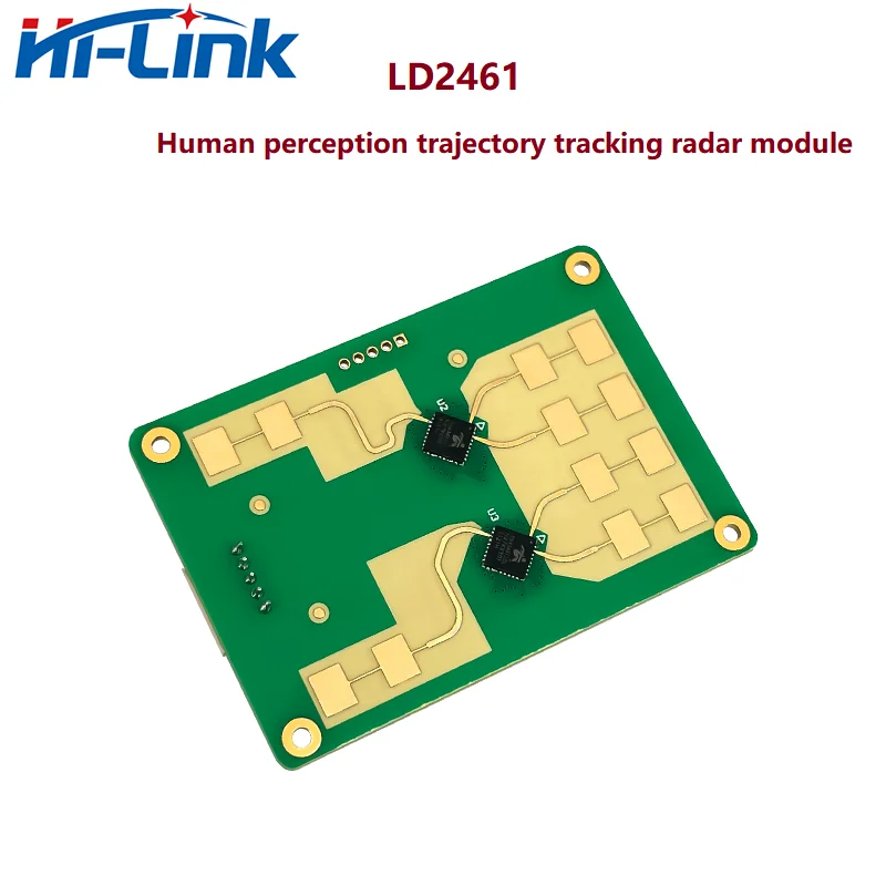 Free Shipping Hot Sale HLK-LD2461 Radar 2T4R Millimeter Wave High Performance Human Perception Trajectory Tracking Radar Module