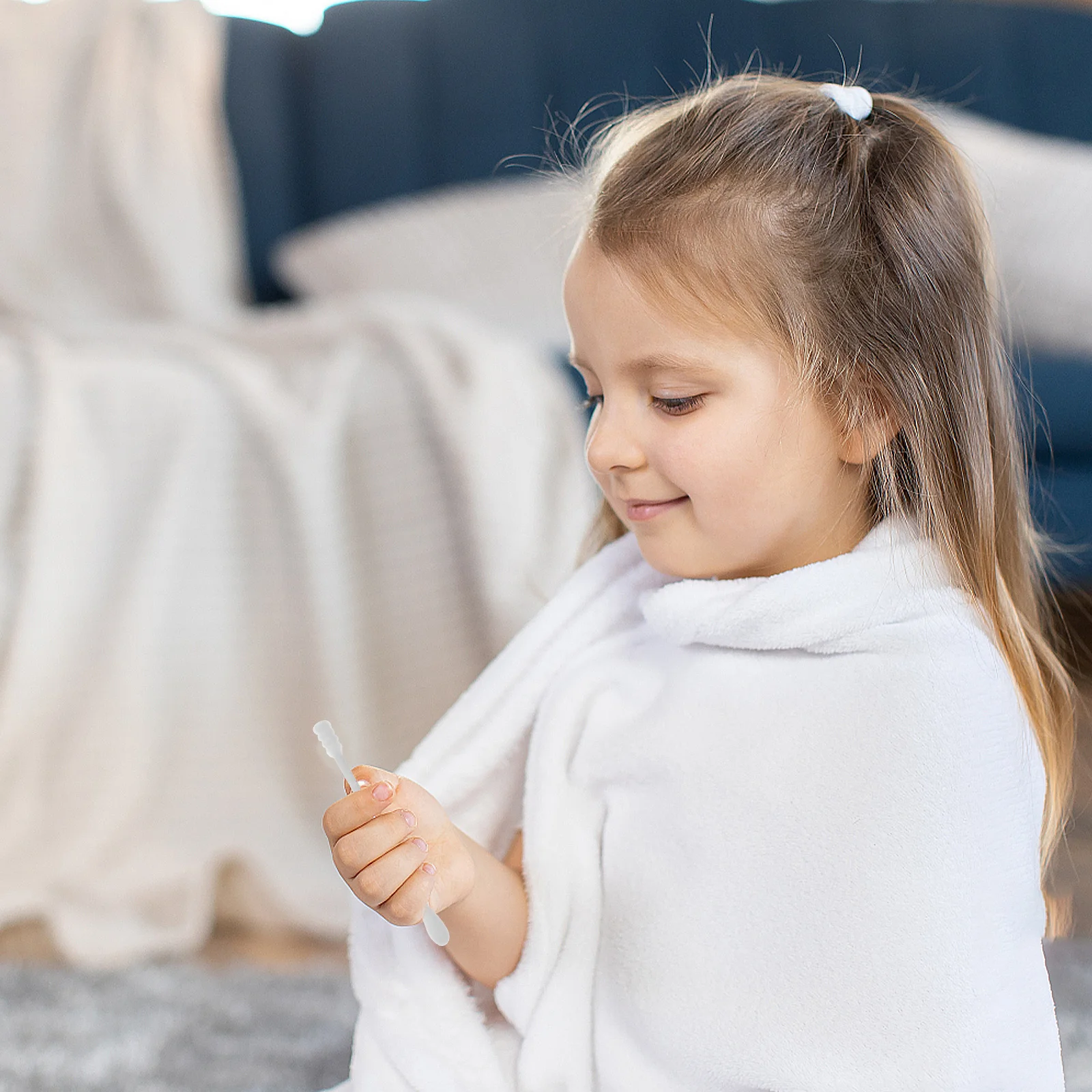 360 قطعة مسحات القطن الطفل سلامة مزدوجة رئيس نصائح لينة لحديثي الولادة الأذن الأنف العين تنظيف الرعاية مسحات الطفل #2