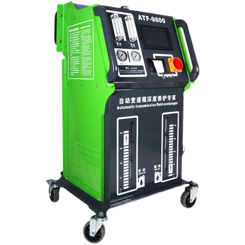 ATF9800 Automotive Oil Change Machine Automatic Transmission Cleaner and Heat Exchanger with PrinterATF Change Machine