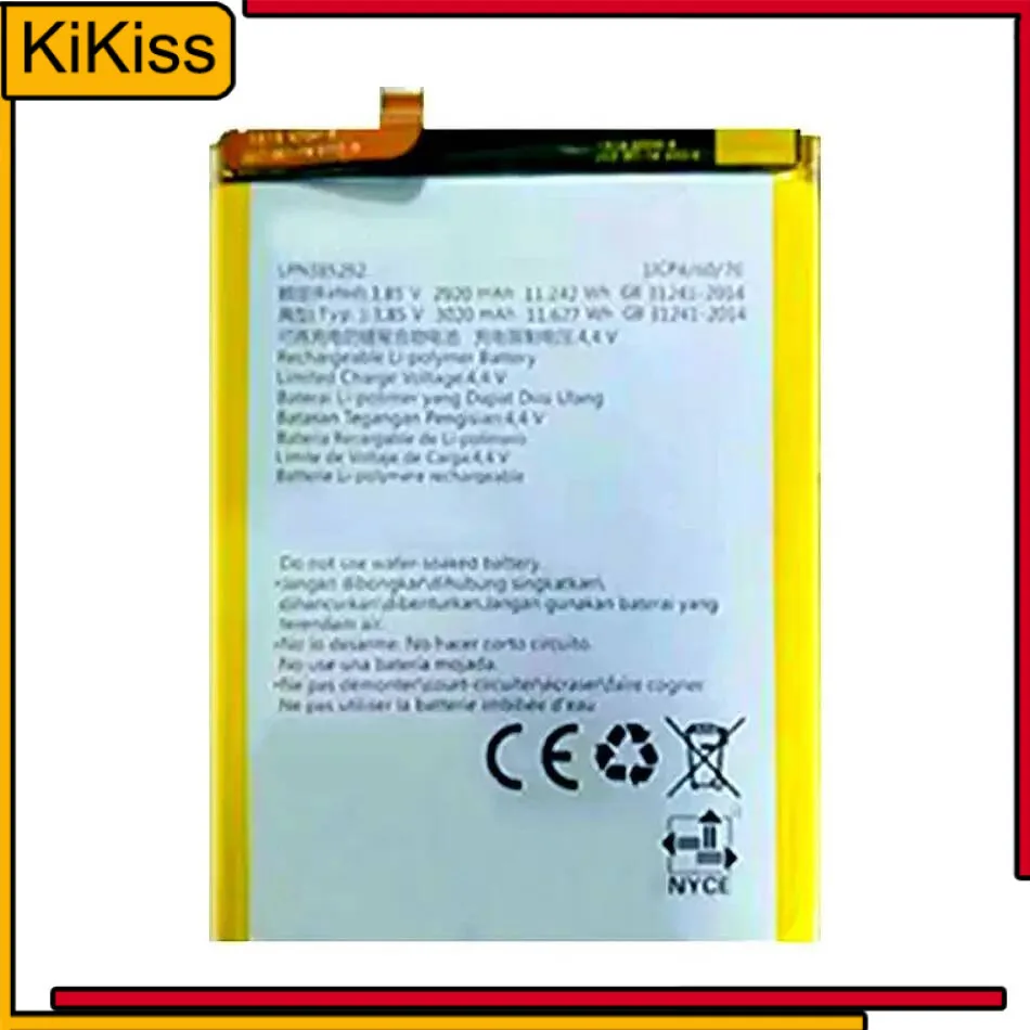 

Для Hisense H20 H20M HLTE510 HLTE510T HLTE510M 3020 мАч LPN385292 аккумулятор мобильного телефона высокая совместимость