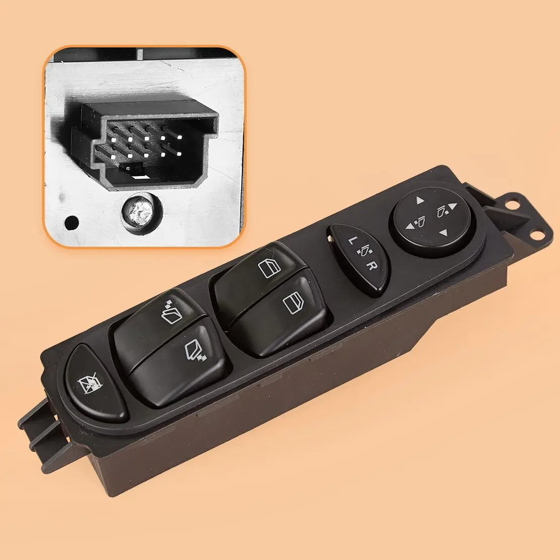 6395451313 Front Driver Side Master Electric Power Window Switch Control Button fit for Mercedes Benz Viano Vito W639 2003-2015