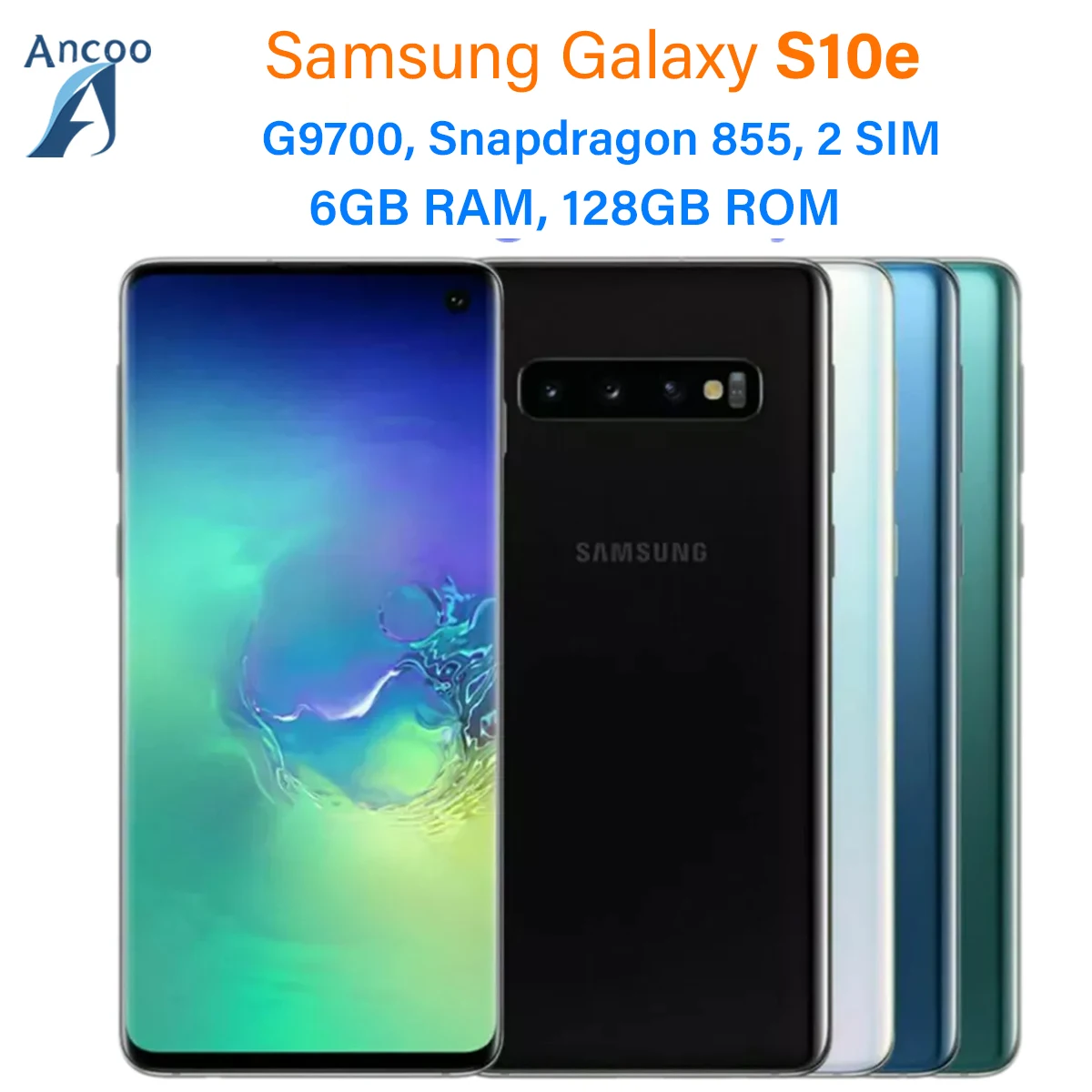 Samsung Galaxy S10e G9700 128GB ROM 6GB RAM LTE Snapdragon855 Octa Core 5.8