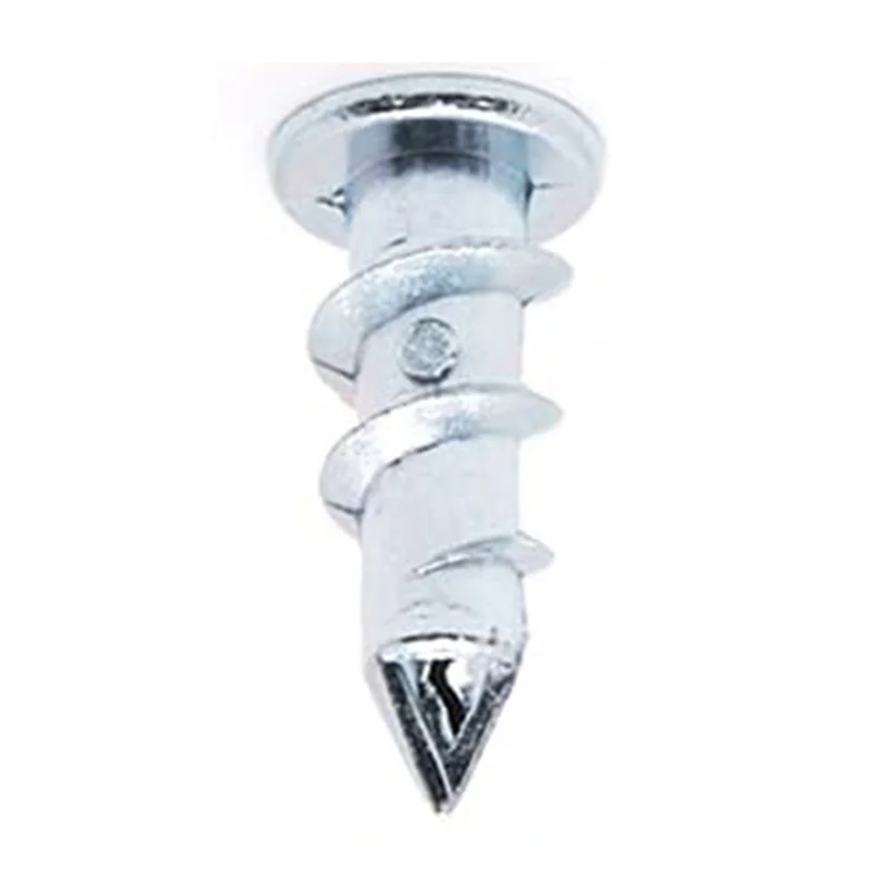 

AA81-30 PCS Zinc Self-Drilling Drywall/Hollow-Wall Anchor Kit With Screws Silver Metal