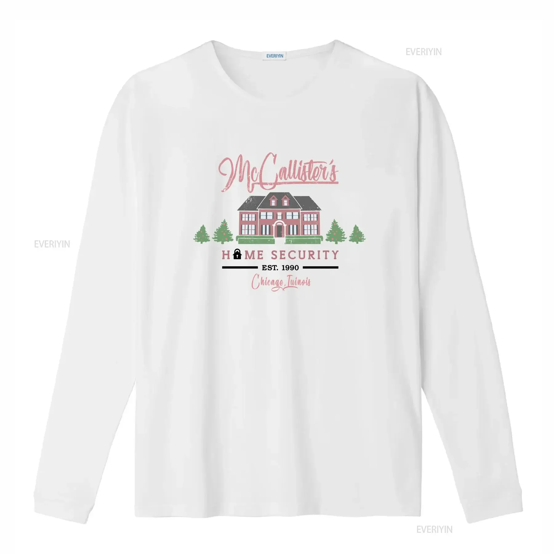 Home Alone McCallister's Security Christmas Movie Premium T Shirt vintage Washed Soft Versatile homme Top For Everyday Wear