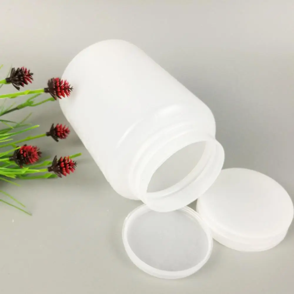 500ml Plastic Laboratory Bottle Chemical Lid Transparent Empty Storage Container