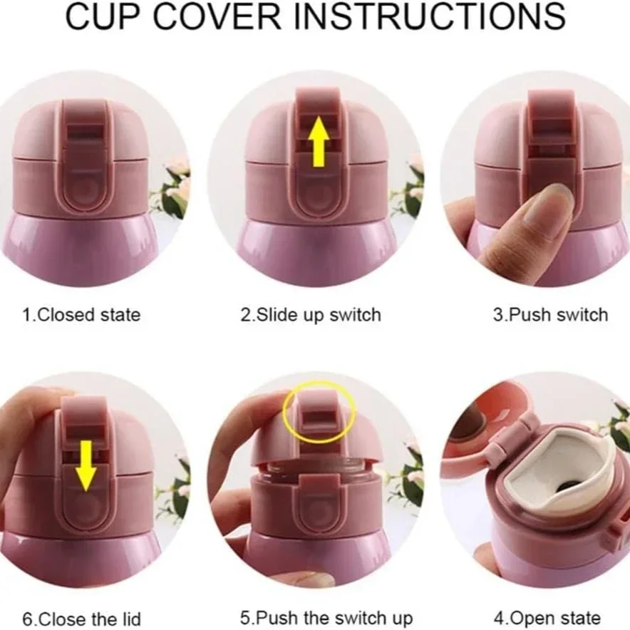 200ml Insulation Cup Student Lady Mini Stainless Steel Insulation Cup Cute Korean Candy Colour Sports Water Cup Portable Simple