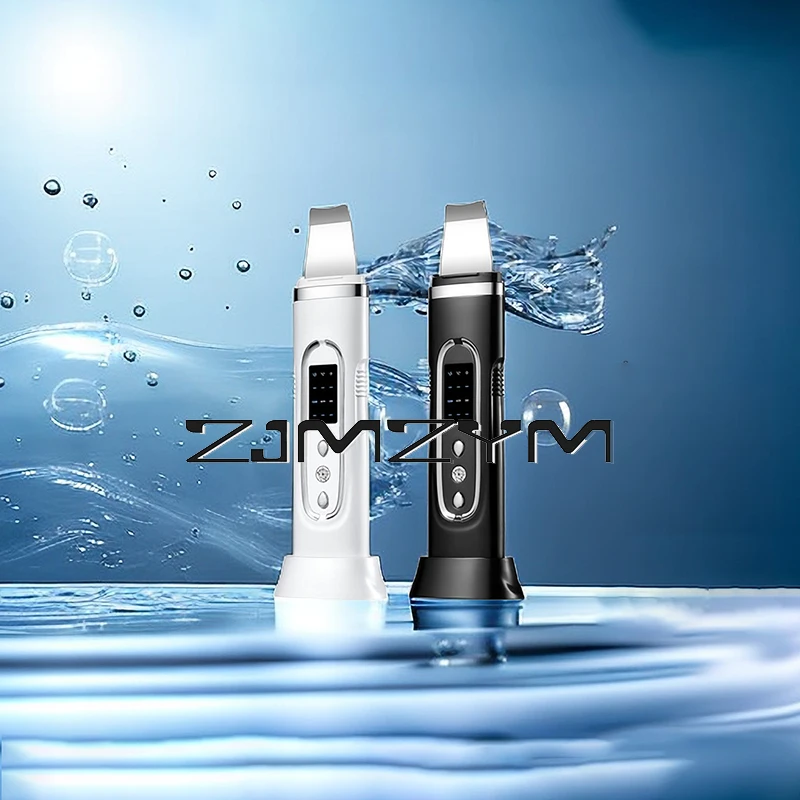 Ultrasonic Electric Skin Scrubber, Limpeza Facial, Limpador Profundo De Poros, Removedor de cravo Acne, Descascar o Dispositivo Pá, Máquina De Beleza