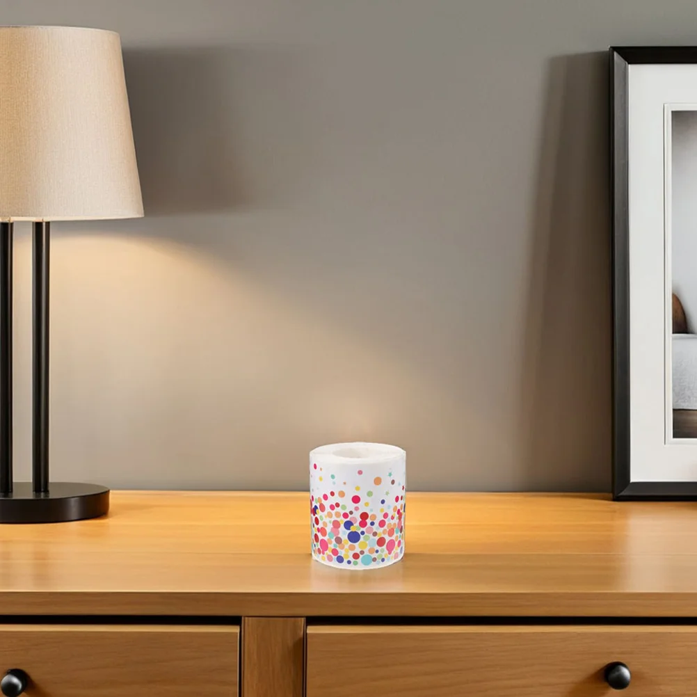 2pcs 2 Rolls Decorative Stickers 65.6 Feet Dot Scalloped Wave Border For Bulletin Board Chalkboard Classroom Office Festival