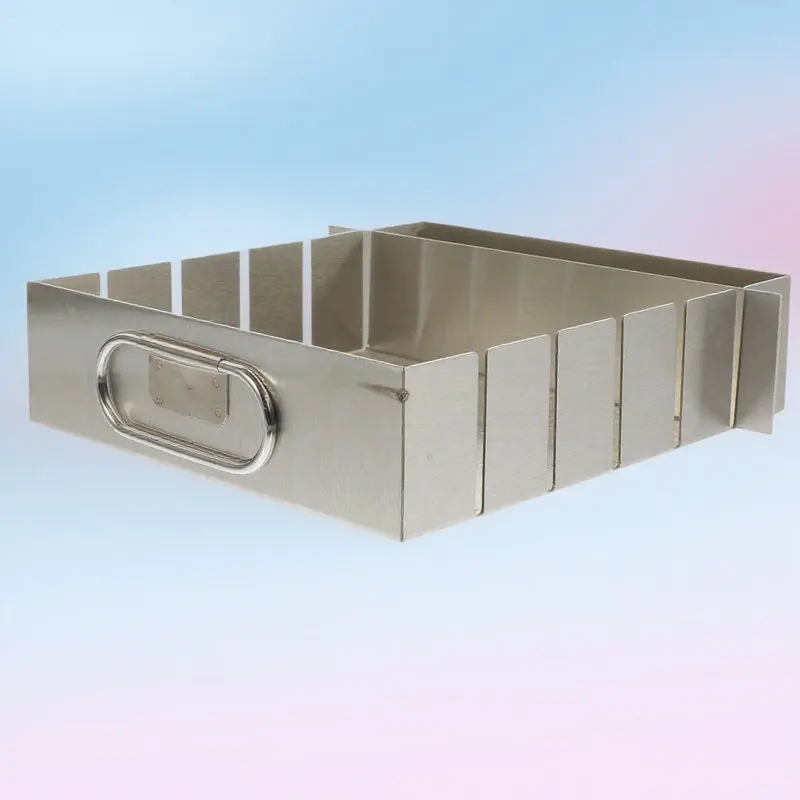 

1Set Nougat Tray Mold Set Heavy Duty Stainless Steel Baking Pan Easy Demold for Nougat Gelatin Cake Pastry Baking Tools