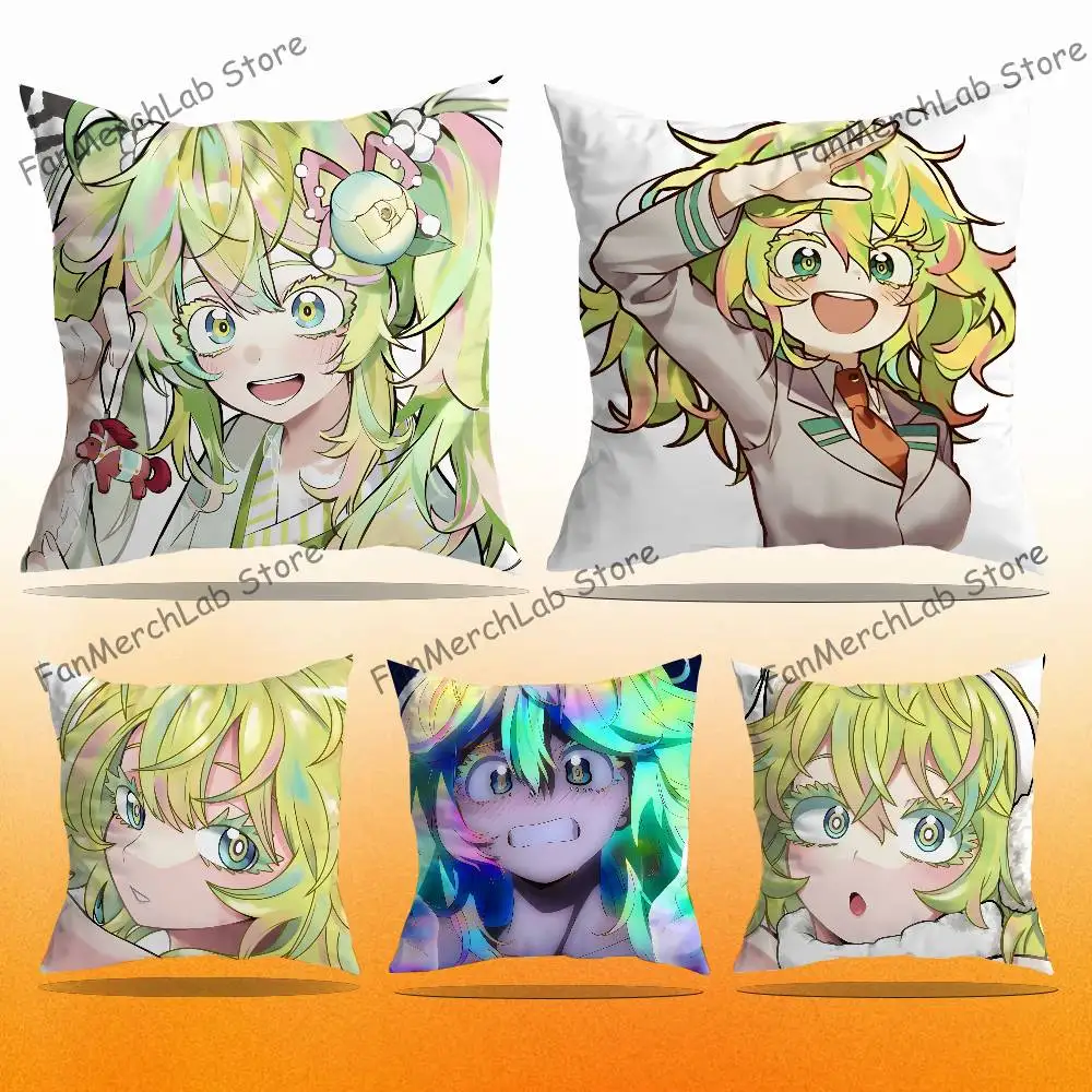 

H-Hagakure M-MHA Printed Pillow Cover Cushion Case Simple Sofa Pillow Case No Pillow Core