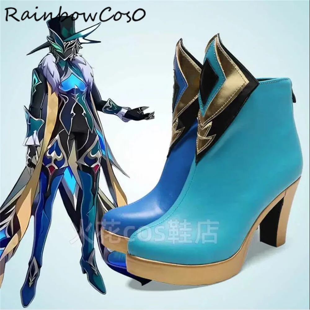 Aventurine Kakavasha Honkai Impact Honkai: Star Rail Cosplay Shoes Boots Game Anime Party Halloween Christmas W4066