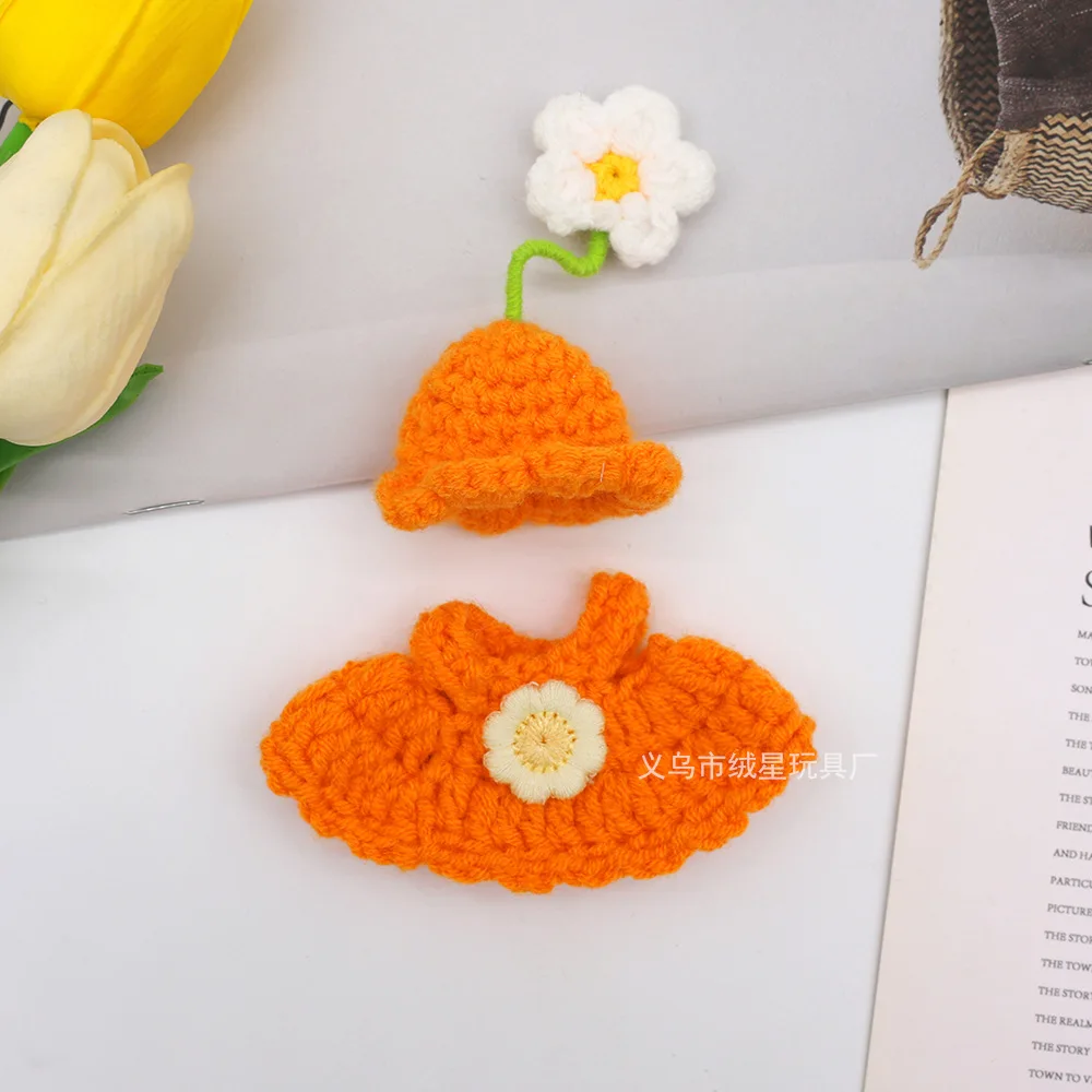 

Anime Doll Clothes for 10cm Mini Labubu Doll Outfit Designer Luxury Polka Dot Dress Clothes Toy Labubu V4 Love Doll Accessorie