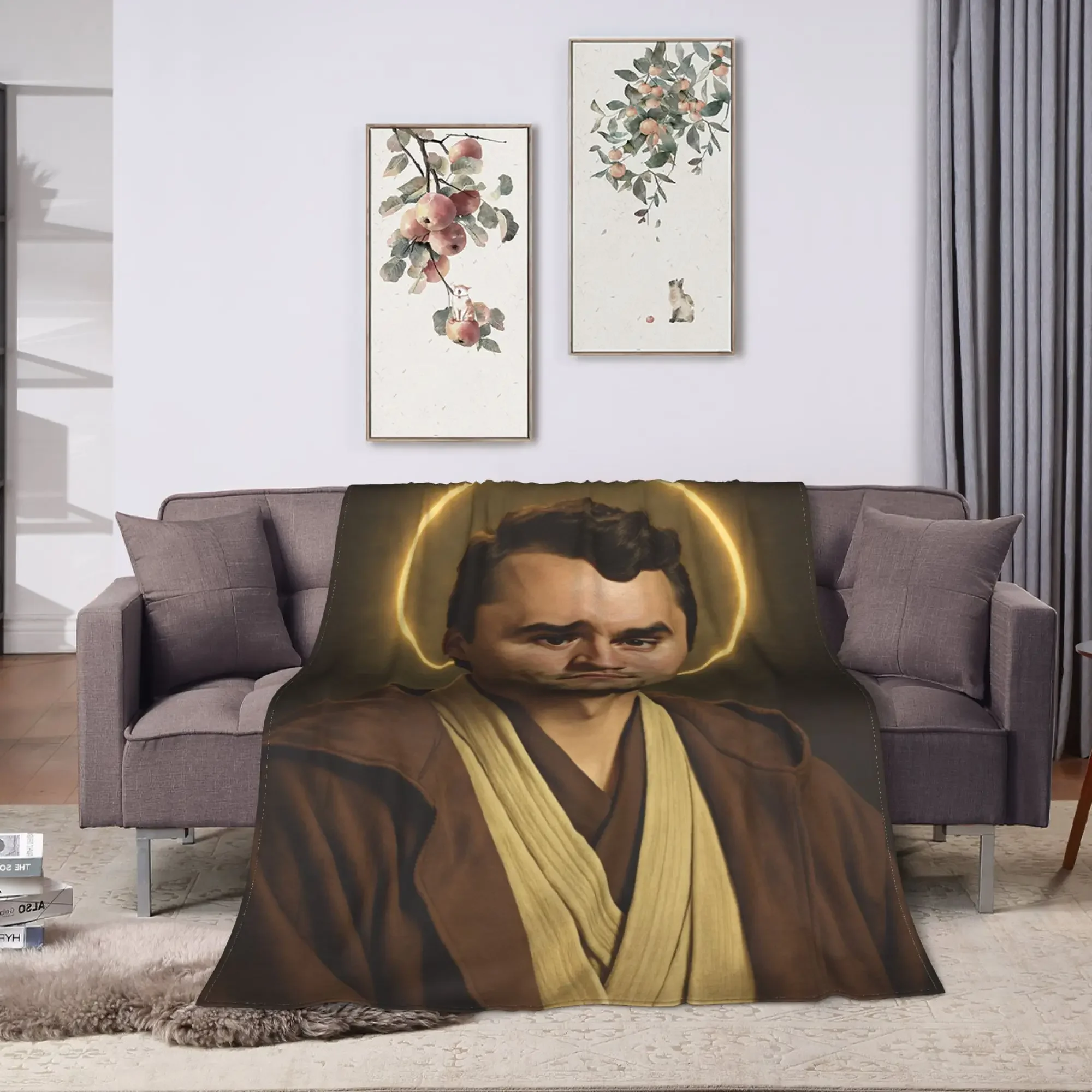 Charlie Kirk Angelic Advocate  Plush Blankets Kids Adult  Flannel Throw Blanket For Couch Bed Warm Design Quality Bedspread