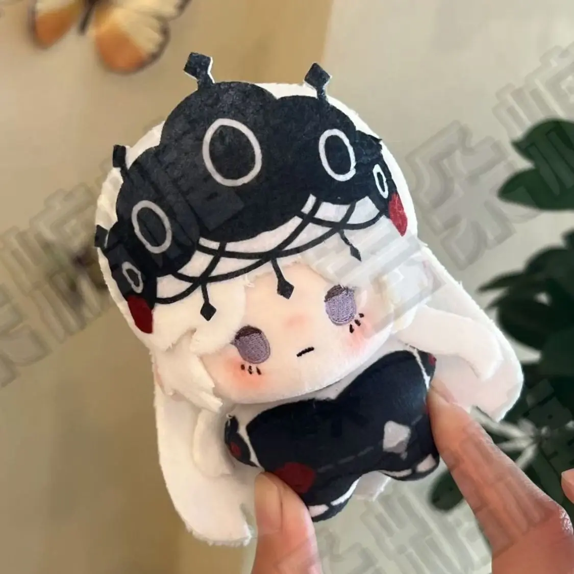 

10 см Identity V Косплей Психолог Пацієнт Эмиль Очаровательный мягкий рюкзак Подвеска Плюшевый брелок Рождественский подарок Игра